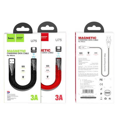 Кабель Micro USB магнитный Hoco U75