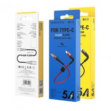 Кабель USB Type-C Borofone BX32 0.25m 5A