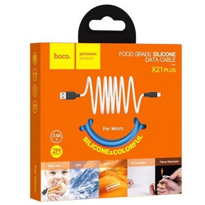 Кабель Micro USB Hoco x21 plus