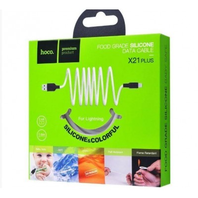 кабель для Apple Lightning USB Hoco X21 plus