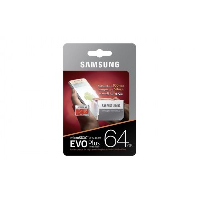 MicroSd 64Gb Samsung UHS-I Evo Plus MB-MC64H / MC64KA