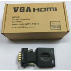 Конвертер видеосигнала VGA в HDMI (штекер - гнездо)