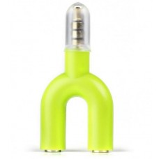 Переходник 3.5 штекер 4pin - 2x 3.5 гнезда Smartbuy A217