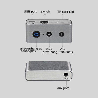 Адаптер Bluetooth аудио приемник Hi-Fi + TF BT710