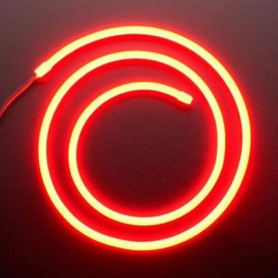 лента LED Neon красная узкая 5m