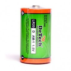 Батарейка LR20 DeTech Alcaline