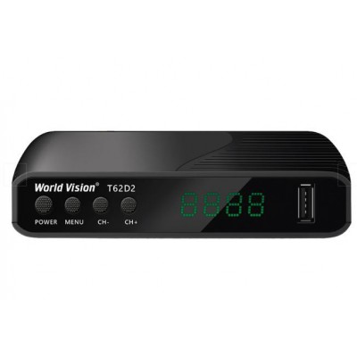 Ресивер DVB-T2/C World Vision T62D2 с кабельным тв и интернет