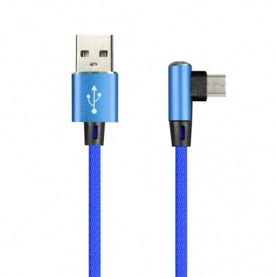 Кабель micro usb SmartBuy Chess iK-12FLL ткань угловой
