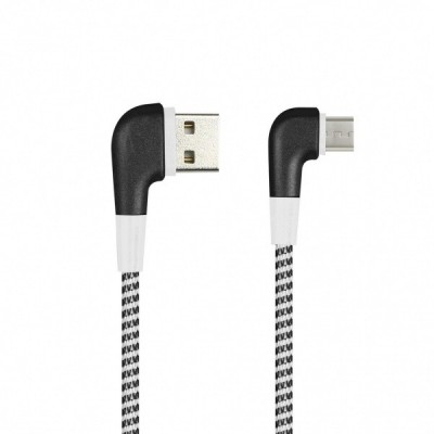 Кабель micro usb SmartBuy Chess iK-12NSL ткань угловой