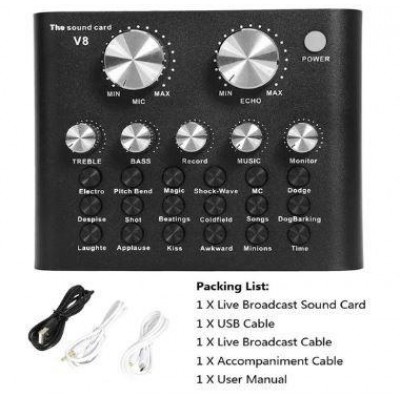 Микшер / звуковая карта The sound card v8