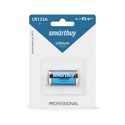 батарейка CR123A Smartbuy