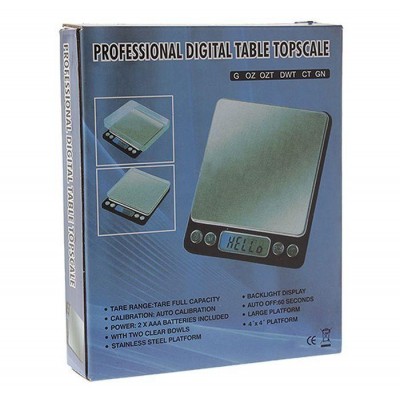 Весы точные кухонные 0.1-2000 Table Topscale