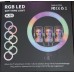 Селфи лампа кольцевая MJ36 RGB, без штатива