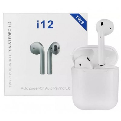 Наушники Bluetooth вкладыши i12 TWS