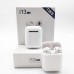 Наушники Bluetooth i13 TWS белые