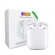 Наушники Bluetooth i18 5.0 TWS белые