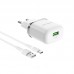 Зарядное сетевое сзу USB Borofone BA36A быстрое QC 3.0 + type-C