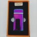 Зажигалка Usb металл Выемка под палец
