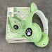 Наушники bluetooth Cat P33M с ушками LED черный