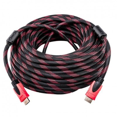 Кабель HDMI - HDMI 20m нейлон/ткань