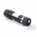 Фонарик 520 T6+Cob micro USB зум металл