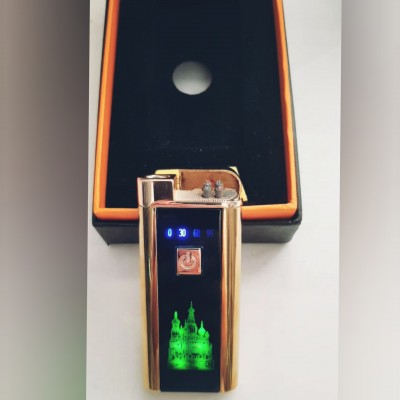 Зажигалка Usb плазменная  2 дуги с фонариком HL48-02 