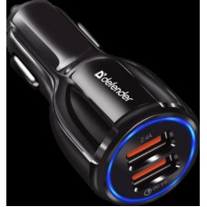 Зарядное автомобильное быстрое АЗУ usb Defender UCA-100 QC 3.0
