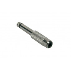Переходник 6.3 штекер - RCA (тюльпан) гнездо Metall