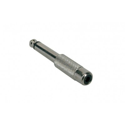 Переходник 6.3 штекер - RCA (тюльпан) гнездо Metall