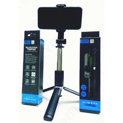 Селфи палка - штатив настольный / напольный Q02 1m