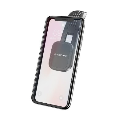 Держатель для телефона на торпедо магнит липучка складной Borofone BH17