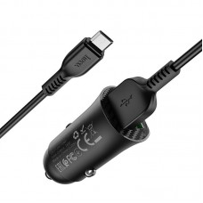 Зарядное автомобильное быстрое азу usb 2x Hoco Z39 3.4A QC3.0 + micro