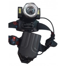 Фонарик налобный Headlight Rotary Zoom поворотных квадратных + t6 zoom