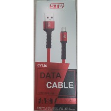 Кабель Micro USB STD CY126 1m синий