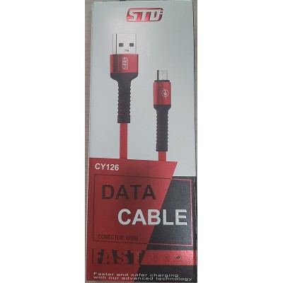 Кабель Micro USB STD CY126 1m синий