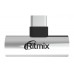 Переходник Type-C - 3.5 гнездо aux + зарядка RITMIX RCC-034