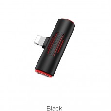 Переходник для Apple lightning - 3.5 гнездо aux+питание Borofone BV7