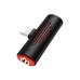 Переходник для Apple lightning - 3.5 гнездо aux+питание Borofone BV7
