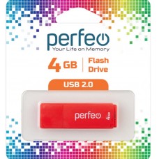 Флешка USB 4Gb Perfeo C04 Red