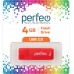 Флешка USB 4Gb Perfeo C04 Red