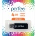 Флешка USB 4Gb Perfeo C06 Black