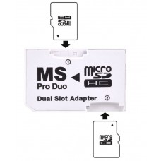 Переходник MicroSD/Tf Dual Slot card Memory Stick PRO Duo S2-0002S