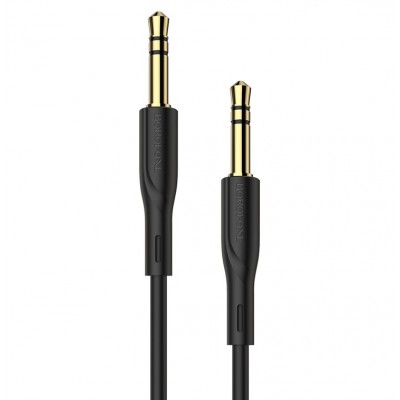 Кабель Aux 3.5-3.5 Borofone BL1 черн 1m
