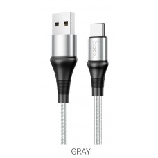 Кабель USB Type-C Hoco X50 серый