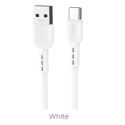 Кабель USB Type-C Hoco X33 5A белый