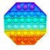 Антистресс пупырка Pop-It 8-угольник RGB