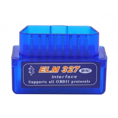 Авто диагностический адаптер автосканер Bluetooth ELM327 mini v1.5 чип Pic18f25k80 2 платы синий