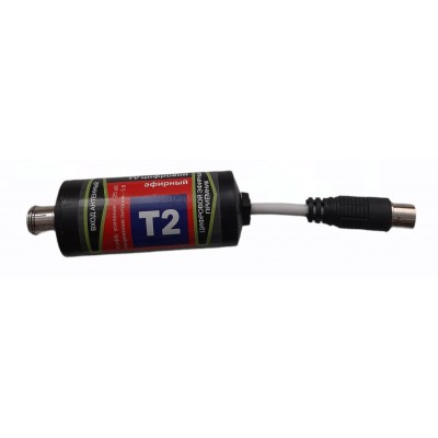 Усилитель антенный круглый с разъемами 5v 25dB