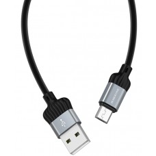 кабель для Apple Lightning USB Borofone BX28 3A 1m, серый