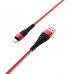 кабель для Apple Lightning USB Borofone BX32 1m 5A красн
